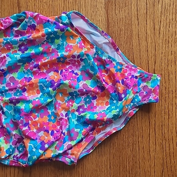 Anita Size 8 Colorful Floral Pattern Strapless Maternity Swimsuit - Picture 5 of 14